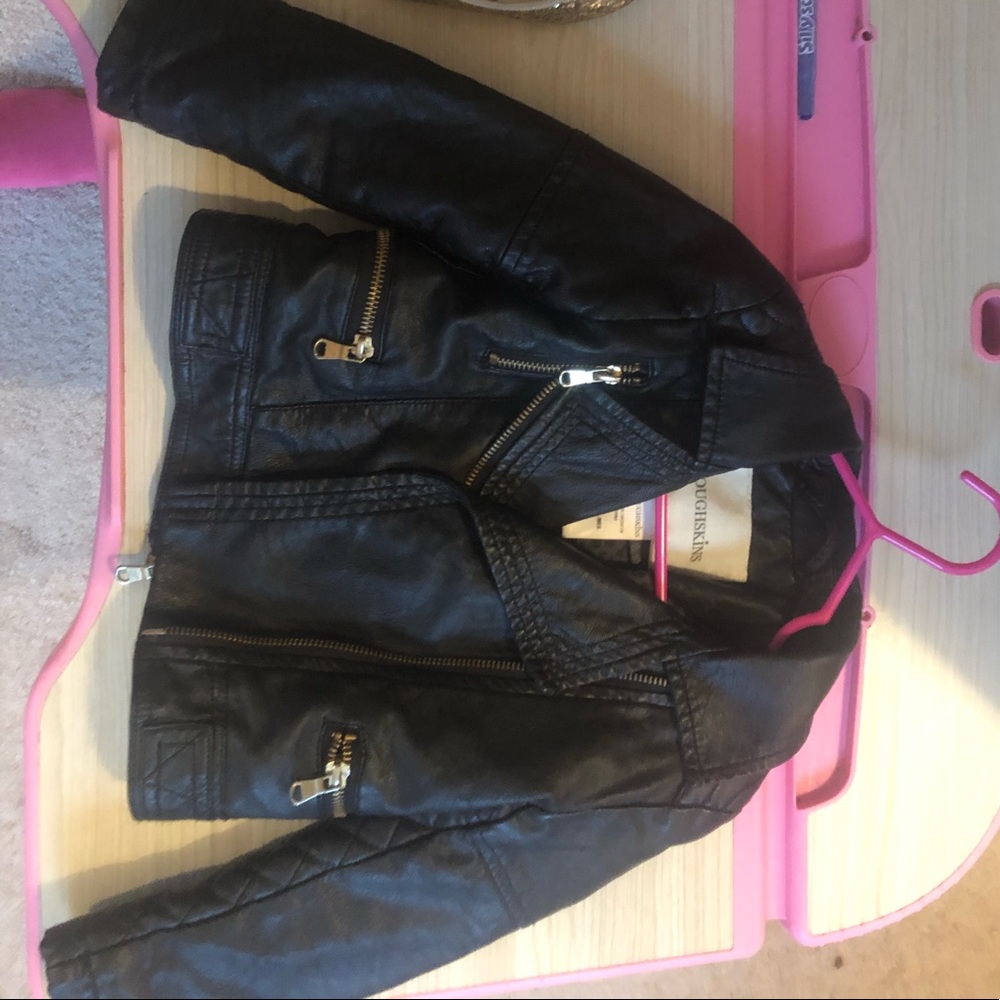 Faux leather jacket